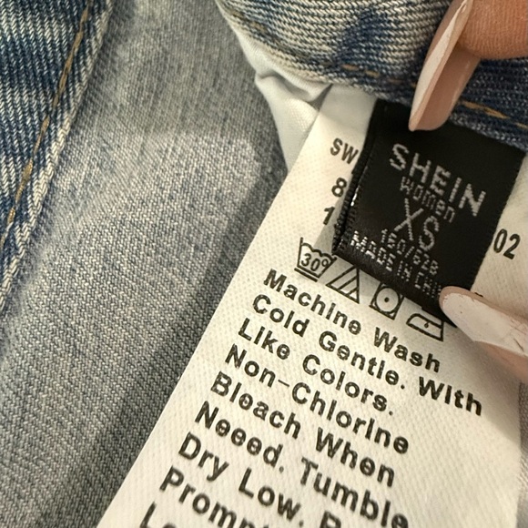 SHEIN Light Blue Denim Jeans - Never Worn, Size XS - Picture 3 of 9